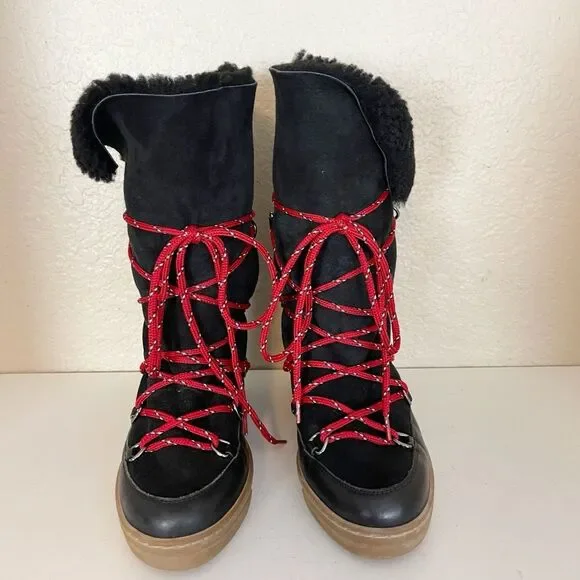 Isabel Marant Nowles tall Sherpa Boots 38/8 - Picture 13 of 16